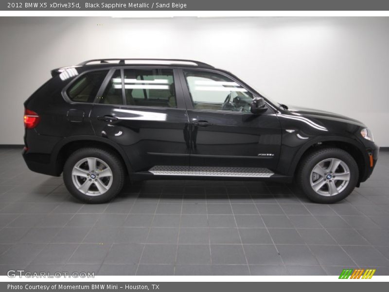 Black Sapphire Metallic / Sand Beige 2012 BMW X5 xDrive35d
