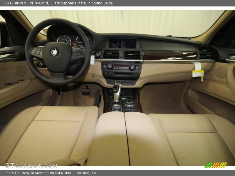 Black Sapphire Metallic / Sand Beige 2012 BMW X5 xDrive35d