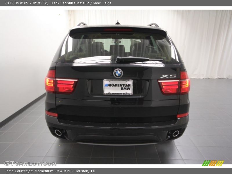 Black Sapphire Metallic / Sand Beige 2012 BMW X5 xDrive35d