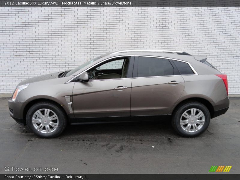 Mocha Steel Metallic / Shale/Brownstone 2012 Cadillac SRX Luxury AWD