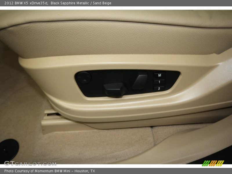 Black Sapphire Metallic / Sand Beige 2012 BMW X5 xDrive35d