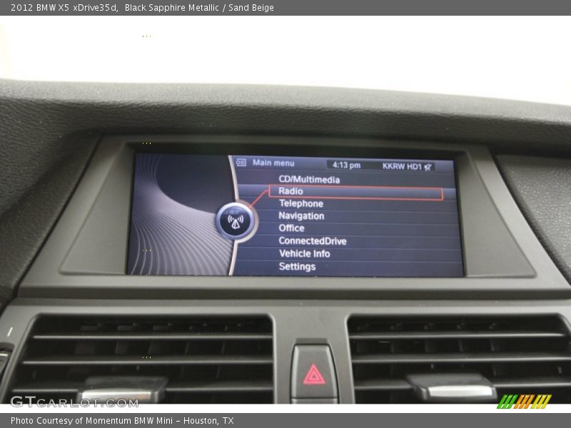 Black Sapphire Metallic / Sand Beige 2012 BMW X5 xDrive35d