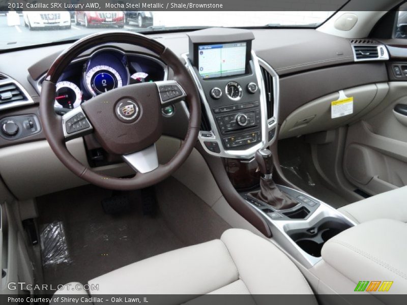 Mocha Steel Metallic / Shale/Brownstone 2012 Cadillac SRX Luxury AWD