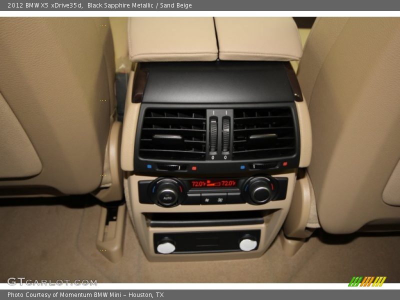 Black Sapphire Metallic / Sand Beige 2012 BMW X5 xDrive35d