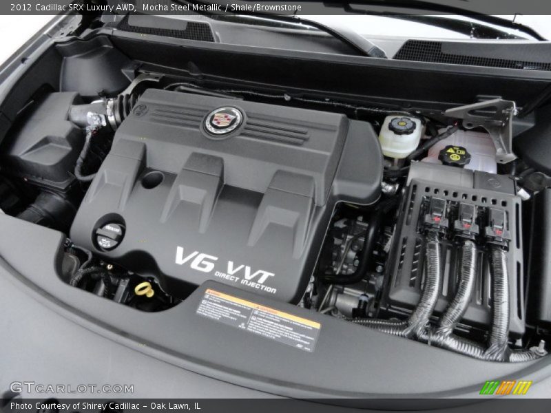 Mocha Steel Metallic / Shale/Brownstone 2012 Cadillac SRX Luxury AWD