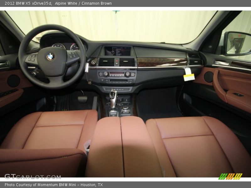 Alpine White / Cinnamon Brown 2012 BMW X5 xDrive35d