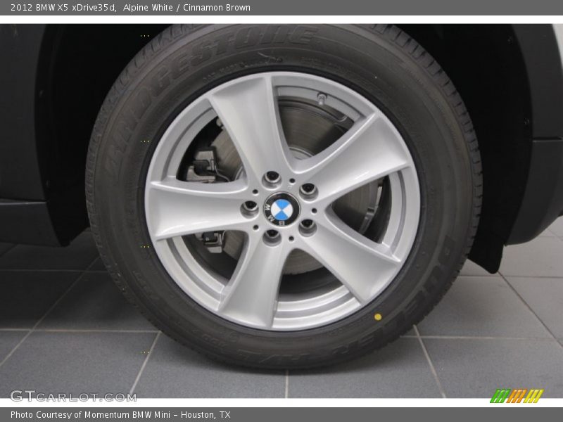Alpine White / Cinnamon Brown 2012 BMW X5 xDrive35d