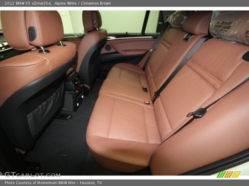 Alpine White / Cinnamon Brown 2012 BMW X5 xDrive35d
