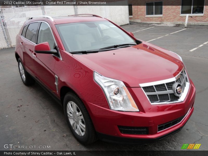 Crystal Red Tintcoat / Shale/Brownstone 2012 Cadillac SRX Luxury