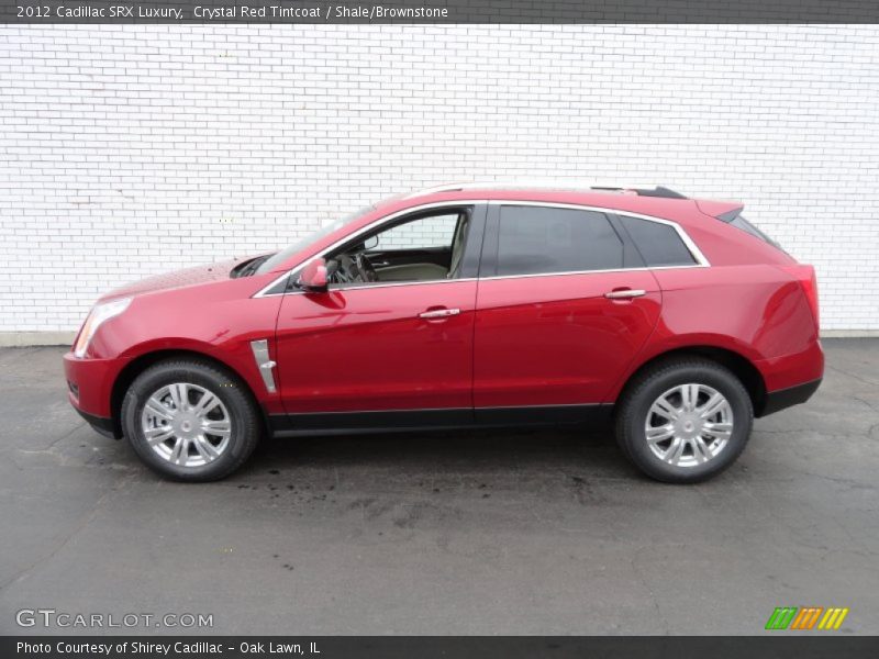 Crystal Red Tintcoat / Shale/Brownstone 2012 Cadillac SRX Luxury