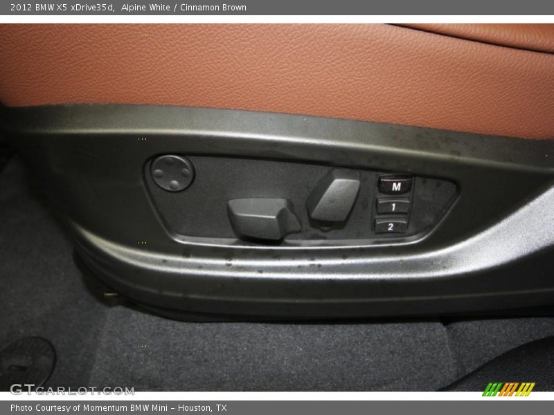 Alpine White / Cinnamon Brown 2012 BMW X5 xDrive35d