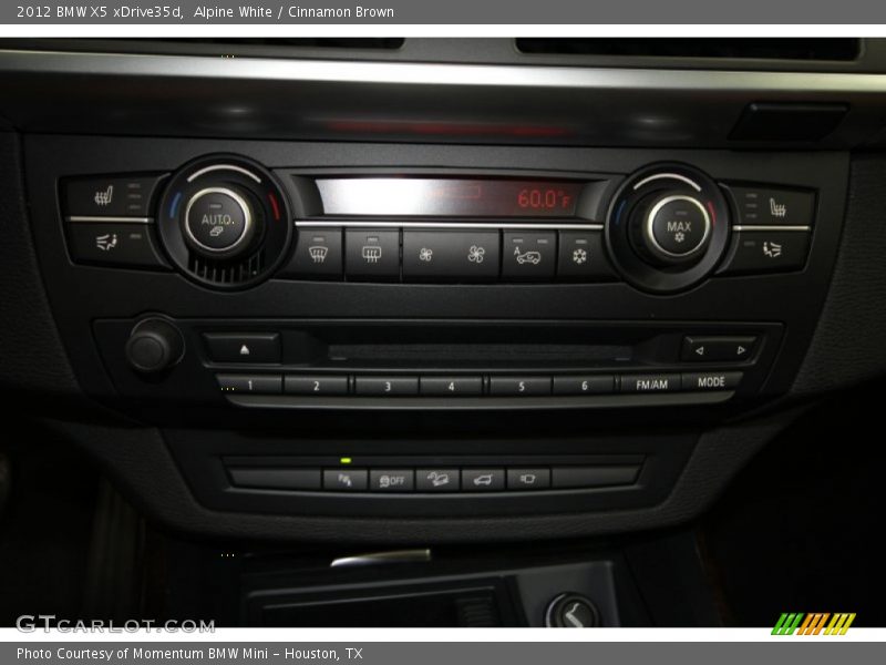 Alpine White / Cinnamon Brown 2012 BMW X5 xDrive35d