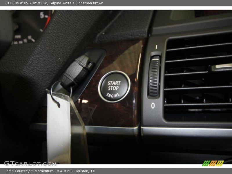 Alpine White / Cinnamon Brown 2012 BMW X5 xDrive35d