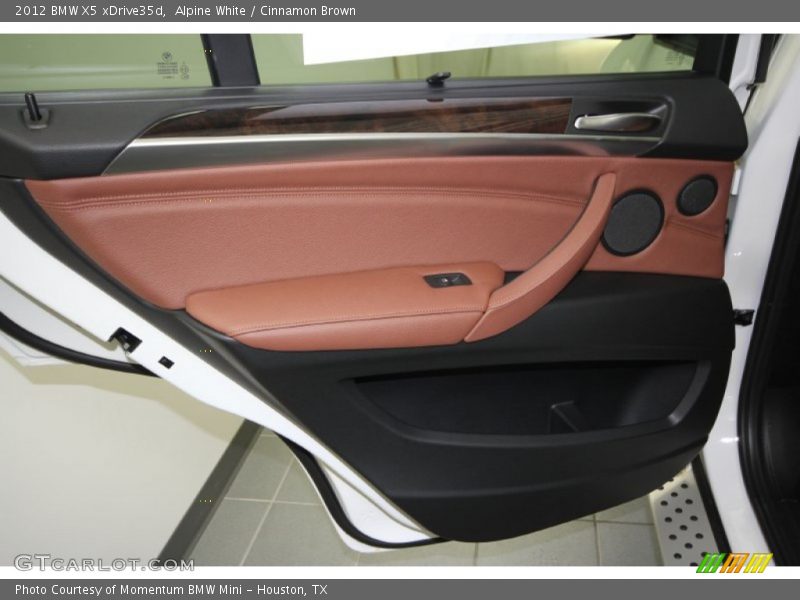Alpine White / Cinnamon Brown 2012 BMW X5 xDrive35d
