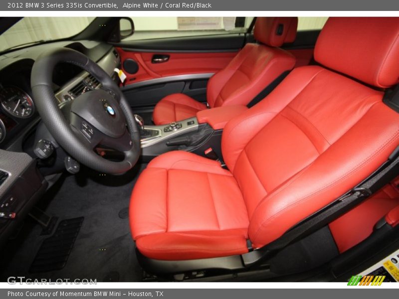 Alpine White / Coral Red/Black 2012 BMW 3 Series 335is Convertible