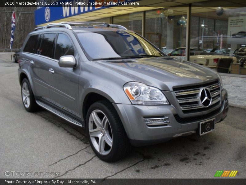 Palladium Silver Metallic / Cashmere 2010 Mercedes-Benz GL 550 4Matic