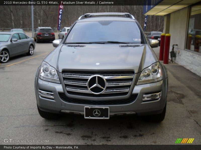 Palladium Silver Metallic / Cashmere 2010 Mercedes-Benz GL 550 4Matic