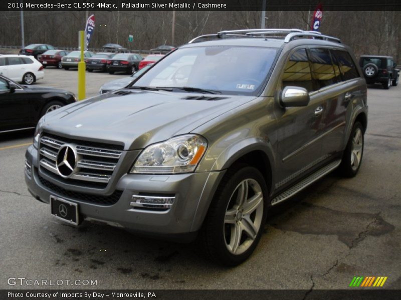 Palladium Silver Metallic / Cashmere 2010 Mercedes-Benz GL 550 4Matic