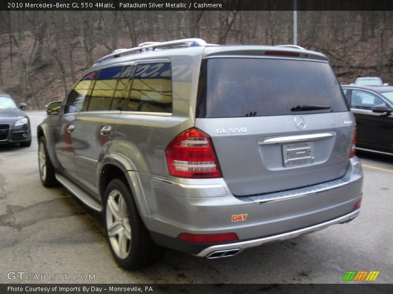 Palladium Silver Metallic / Cashmere 2010 Mercedes-Benz GL 550 4Matic