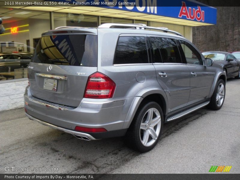 Palladium Silver Metallic / Cashmere 2010 Mercedes-Benz GL 550 4Matic