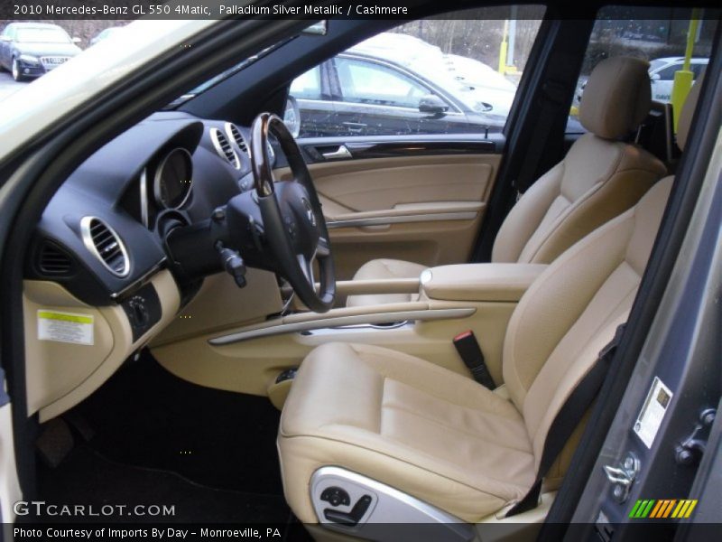 Palladium Silver Metallic / Cashmere 2010 Mercedes-Benz GL 550 4Matic