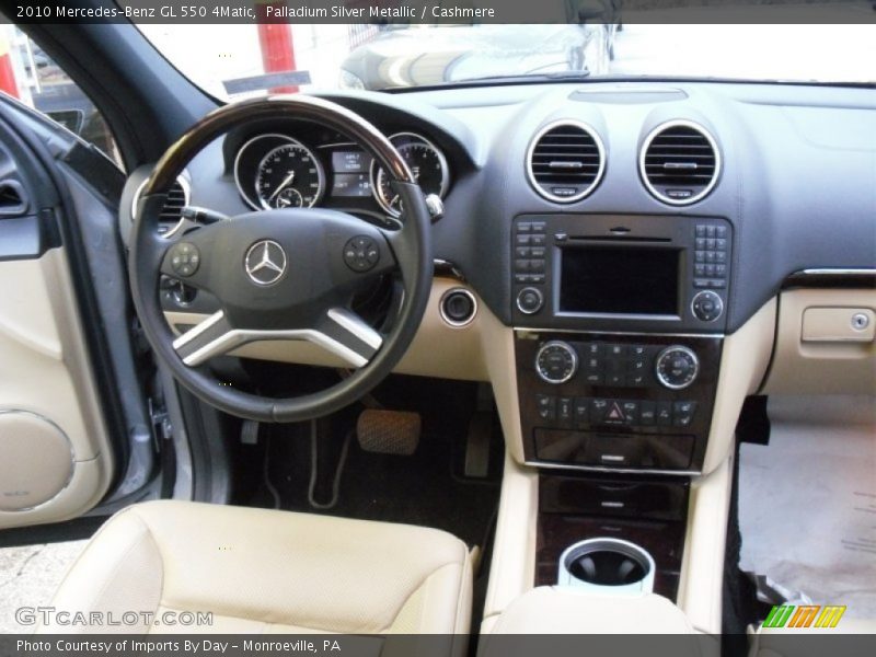 Palladium Silver Metallic / Cashmere 2010 Mercedes-Benz GL 550 4Matic