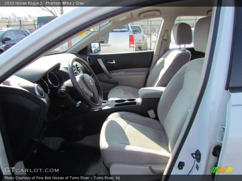 Phantom White / Gray 2010 Nissan Rogue S
