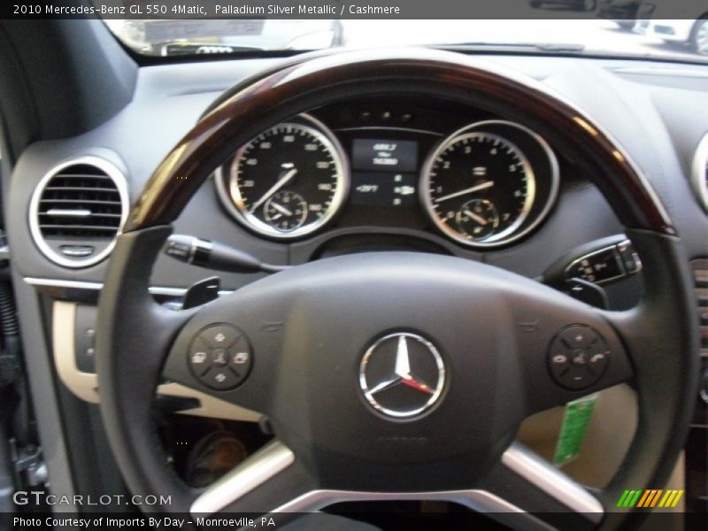 Palladium Silver Metallic / Cashmere 2010 Mercedes-Benz GL 550 4Matic