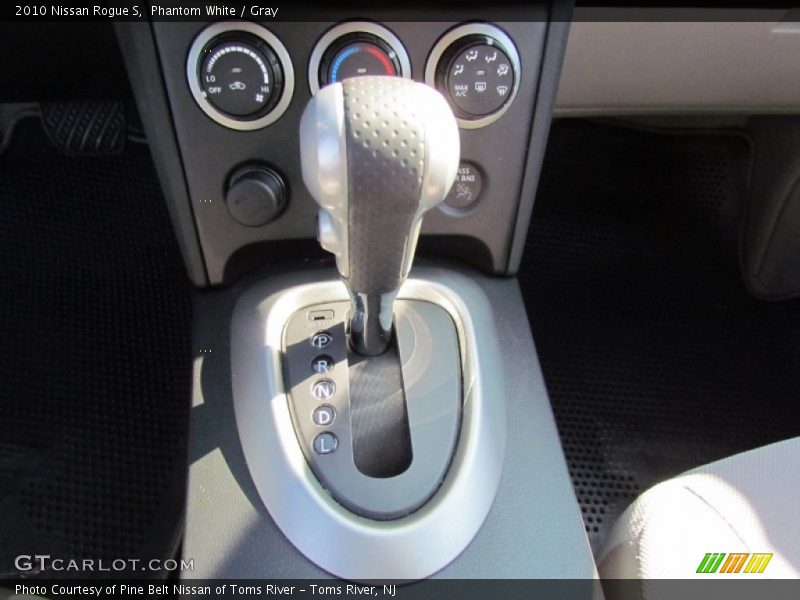 Phantom White / Gray 2010 Nissan Rogue S