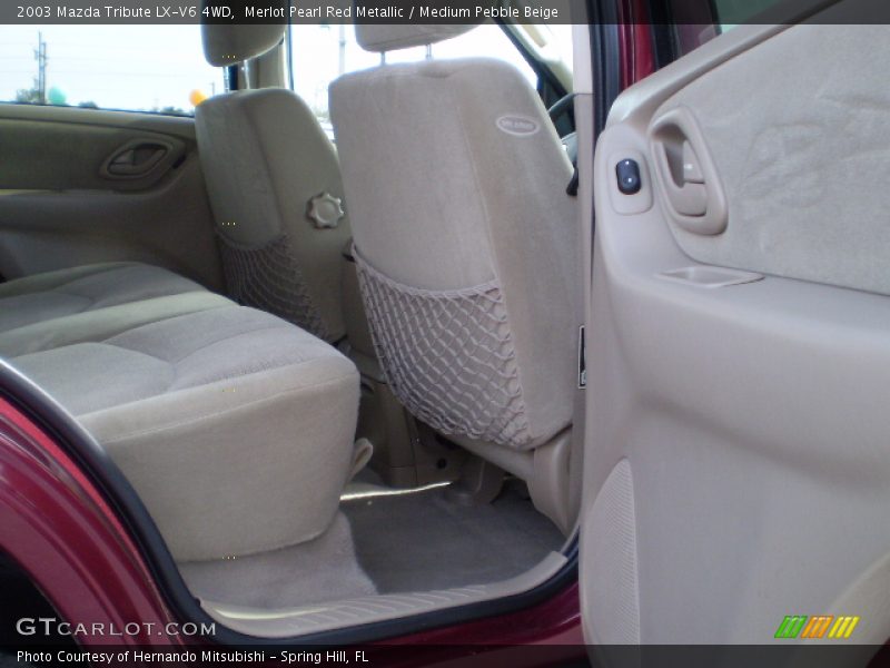 Merlot Pearl Red Metallic / Medium Pebble Beige 2003 Mazda Tribute LX-V6 4WD