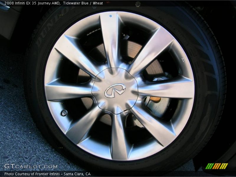 Tidewater Blue / Wheat 2008 Infiniti EX 35 Journey AWD