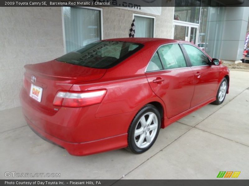 Barcelona Red Metallic / Charcoal 2009 Toyota Camry SE