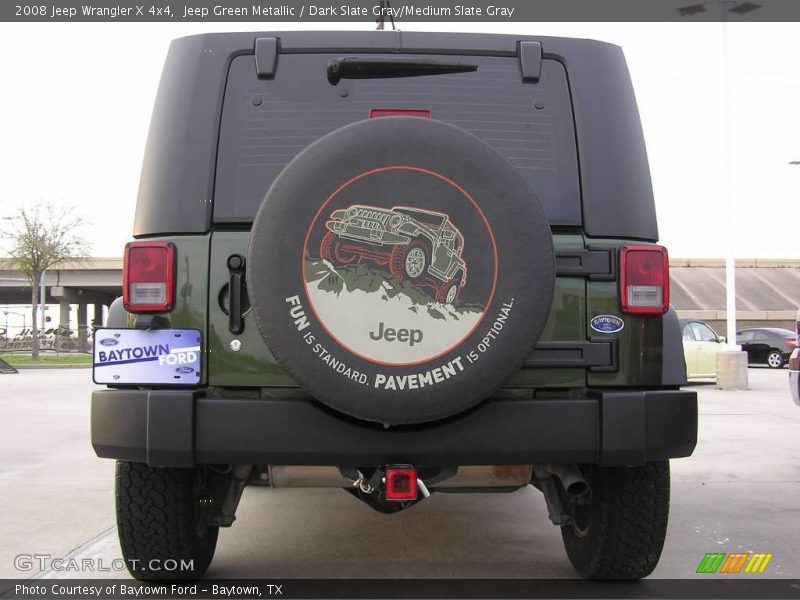 Jeep Green Metallic / Dark Slate Gray/Medium Slate Gray 2008 Jeep Wrangler X 4x4