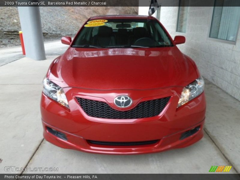 Barcelona Red Metallic / Charcoal 2009 Toyota Camry SE