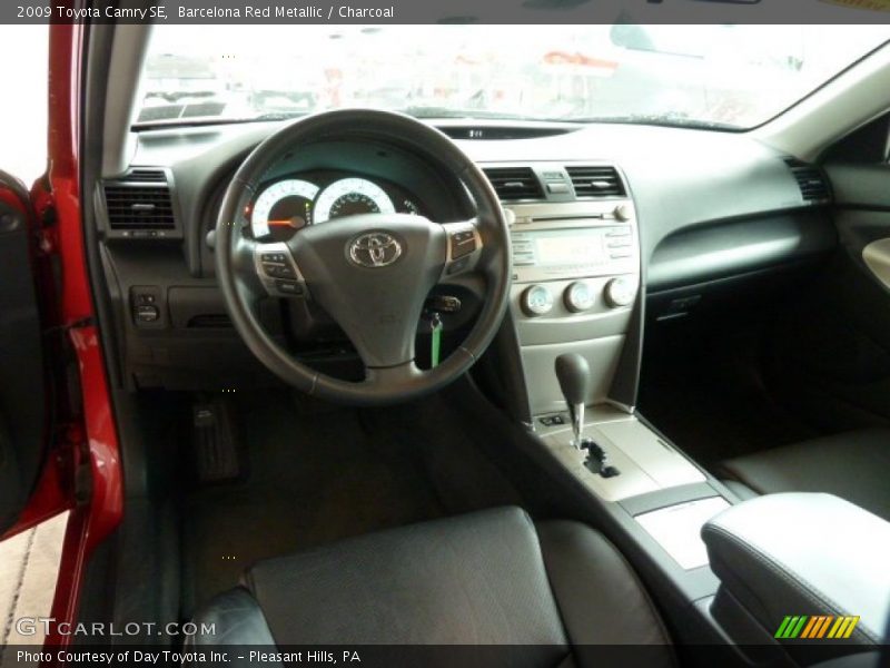 Barcelona Red Metallic / Charcoal 2009 Toyota Camry SE