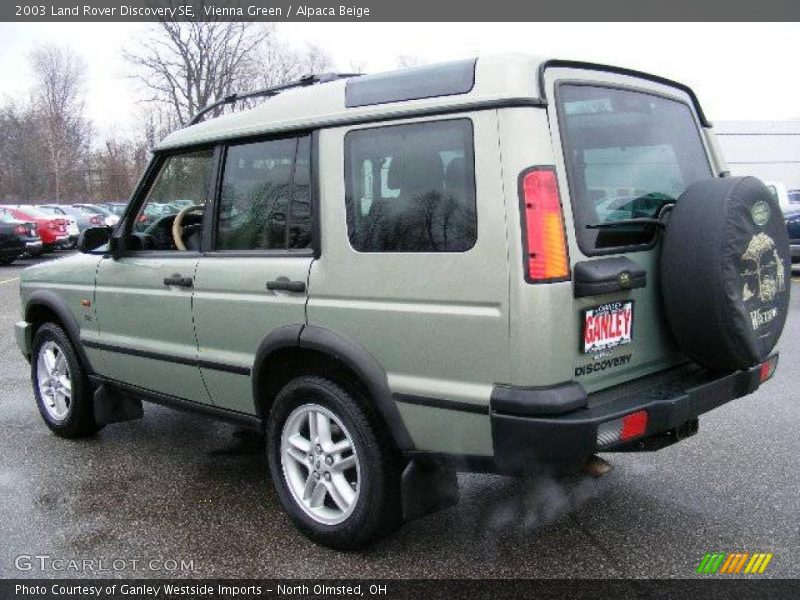 Vienna Green / Alpaca Beige 2003 Land Rover Discovery SE