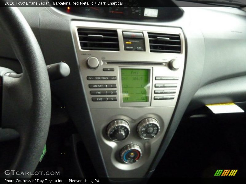 Barcelona Red Metallic / Dark Charcoal 2010 Toyota Yaris Sedan