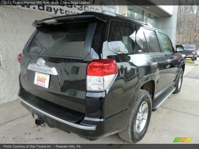 Black / Sand Beige Leather 2012 Toyota 4Runner SR5 4x4