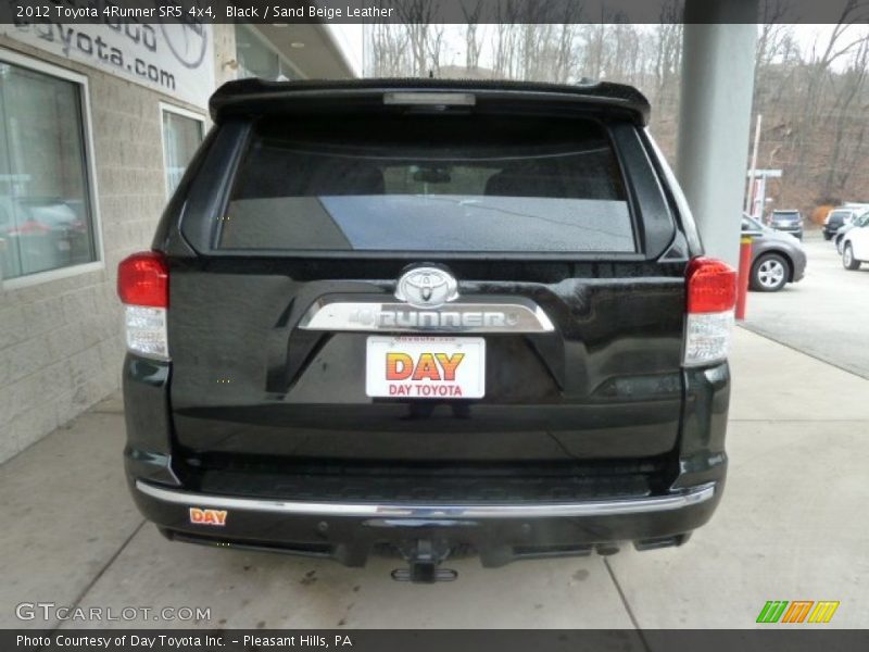 Black / Sand Beige Leather 2012 Toyota 4Runner SR5 4x4