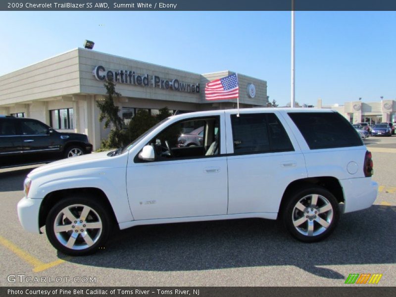 Summit White / Ebony 2009 Chevrolet TrailBlazer SS AWD