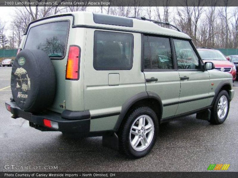 Vienna Green / Alpaca Beige 2003 Land Rover Discovery SE
