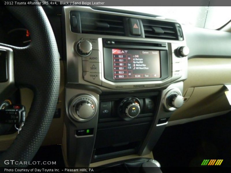 Black / Sand Beige Leather 2012 Toyota 4Runner SR5 4x4