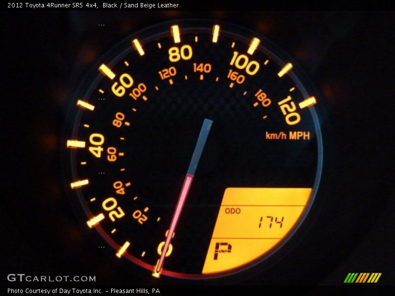 Black / Sand Beige Leather 2012 Toyota 4Runner SR5 4x4