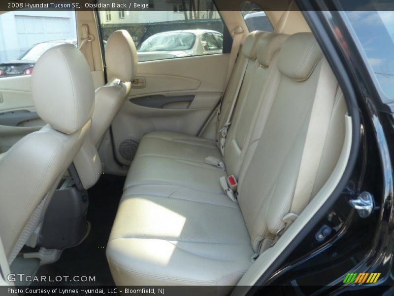 Obsidian Black / Beige 2008 Hyundai Tucson SE
