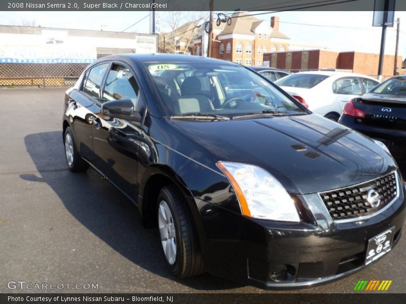 Super Black / Charcoal/Steel 2008 Nissan Sentra 2.0