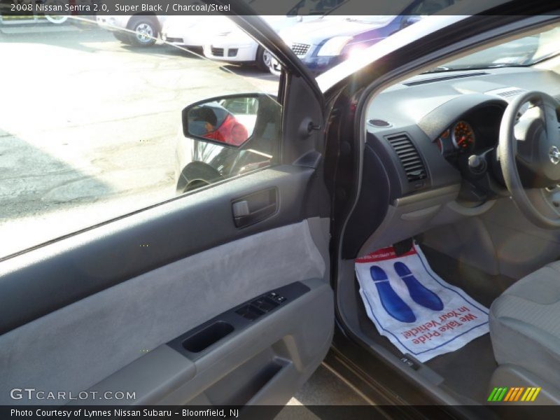 Super Black / Charcoal/Steel 2008 Nissan Sentra 2.0