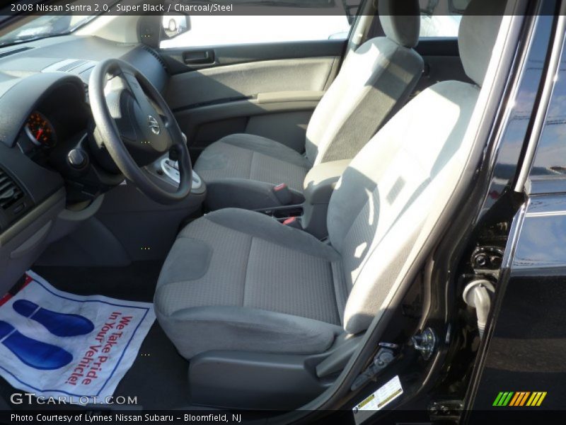 Super Black / Charcoal/Steel 2008 Nissan Sentra 2.0