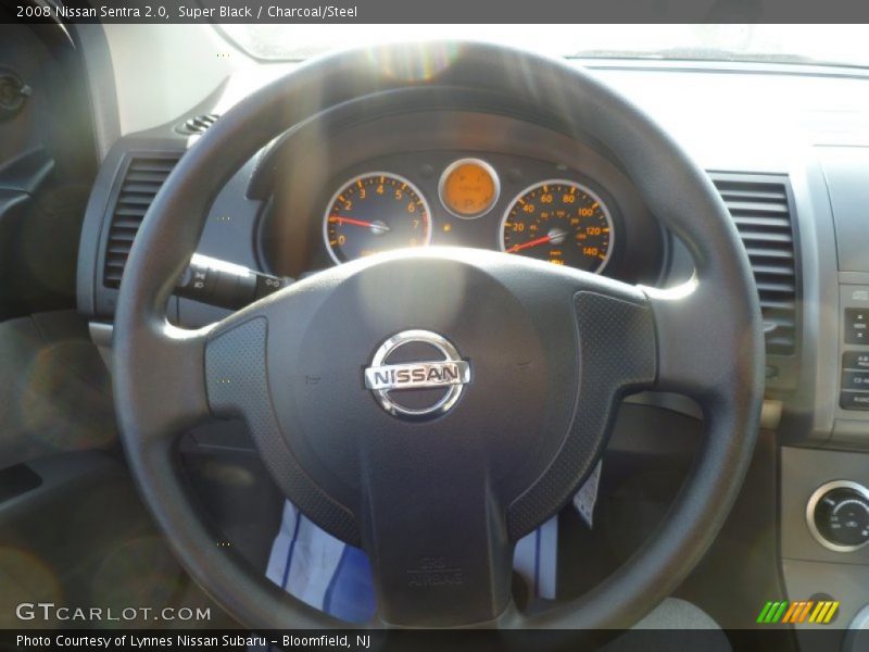 Super Black / Charcoal/Steel 2008 Nissan Sentra 2.0
