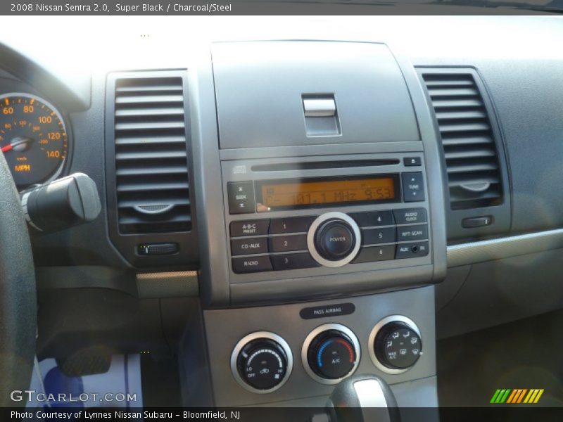 Super Black / Charcoal/Steel 2008 Nissan Sentra 2.0