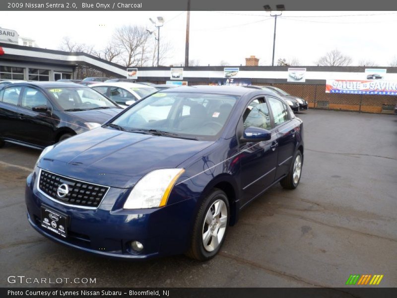 Blue Onyx / Charcoal 2009 Nissan Sentra 2.0